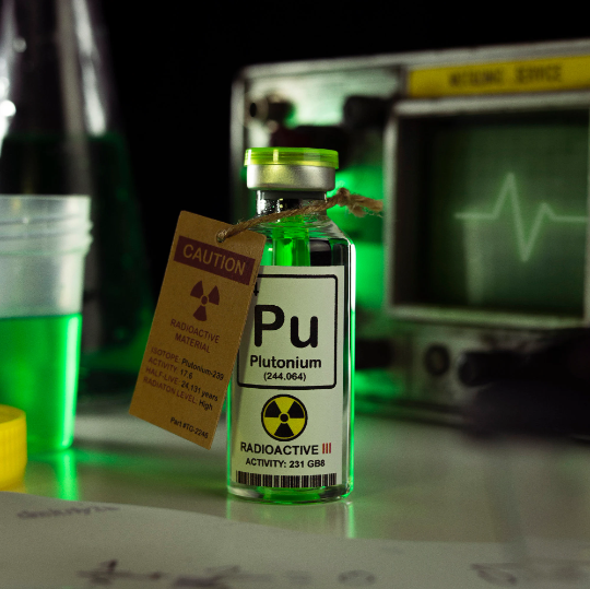 PLUTONIUM, CHERNOBYL,(Does Not Contain Radiation)