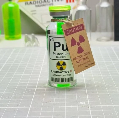 PLUTONIUM, CHERNOBYL,(Does Not Contain Radiation)