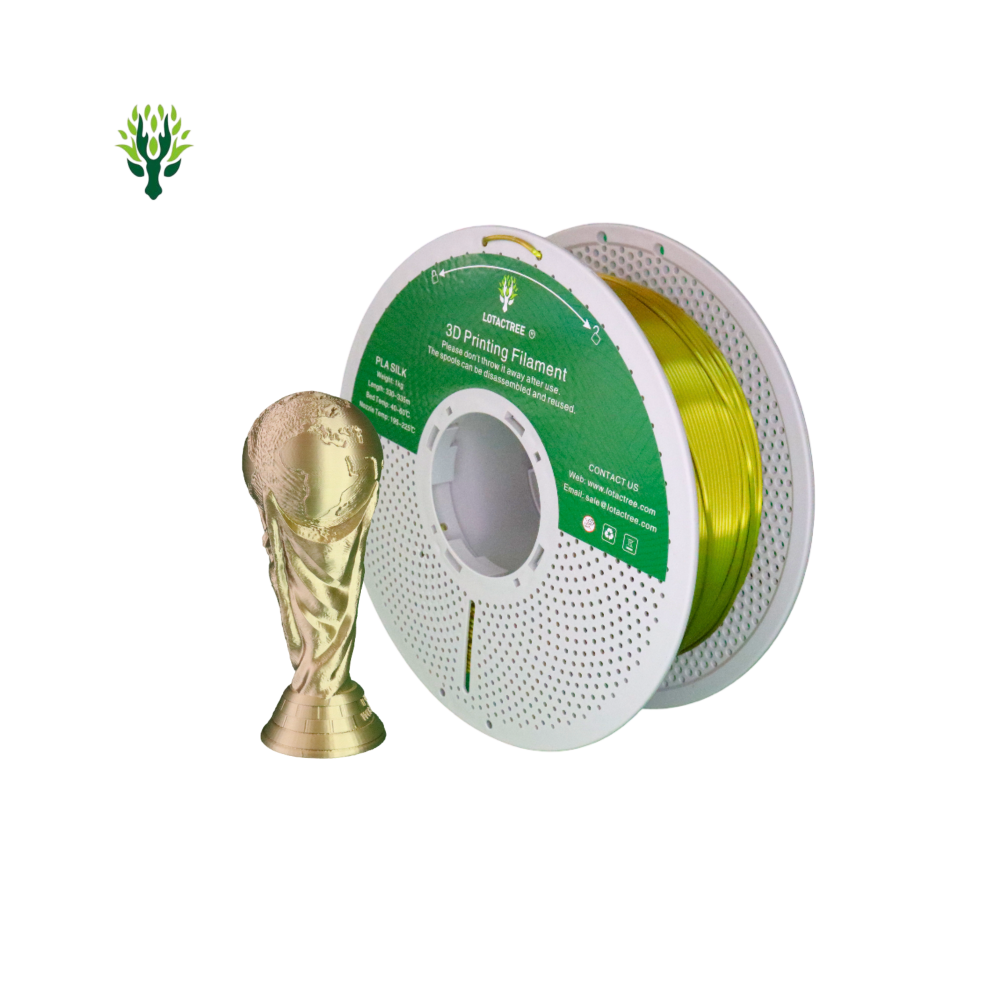 PLA SILK Greenish Gold - Imagen 4